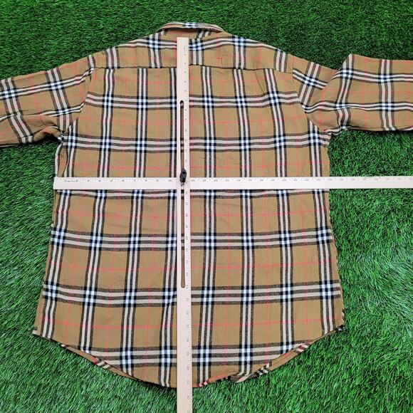 Vintage Madras Plaid Button Shirt XL/XLT 24x31 Shadow - Picture 6 of 14